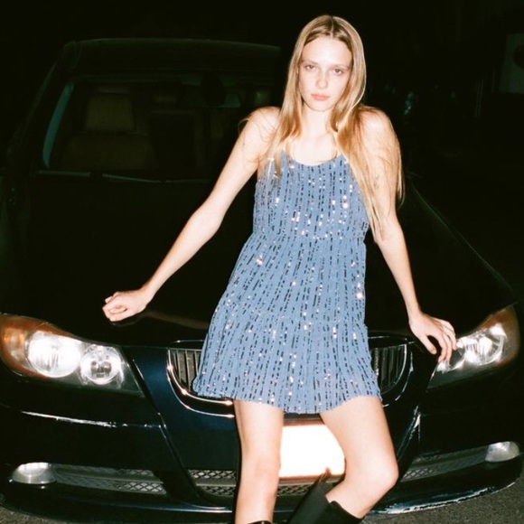 UO Babydoll Sequin Dress - Picture 5 of 5